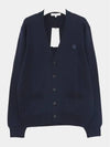 Bold Fox Head Patch Regular Cardigan Navy - MAISON KITSUNE - BALAAN 4