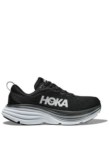 Bondi 8 Low Top Sneakers Black - HOKA ONE ONE - BALAAN 1