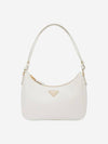 Re-Edition Saffiano Leather Mini Bag White - PRADA - 1