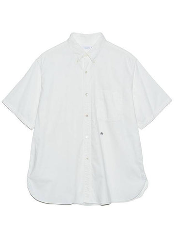 button down wind short sleeve shirt - NANAMICA - BALAAN 1