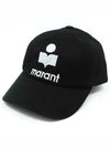 Tyron Logo Cotton Ball Cap Black - ISABEL MARANT - BALAAN 2