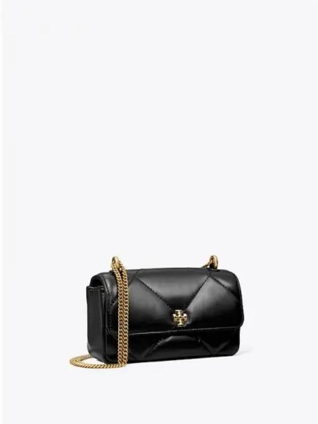 Kira Diamond Quilted Mini Flap Bag WOC Chain Wallet Shoulder Black Domestic Product GM0024061947910 - TORY BURCH - BALAAN 1