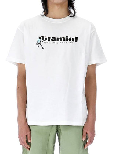 Dancing Man Short Sleeve TShirt G3SUT045 WHITE - GRAMICCI - BALAAN 1