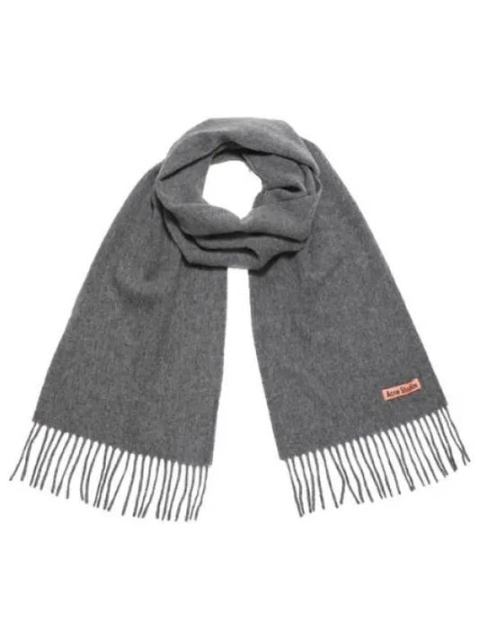 Skinny Fringe Wool Scarf Muffler Shawl - ACNE STUDIOS - BALAAN 1