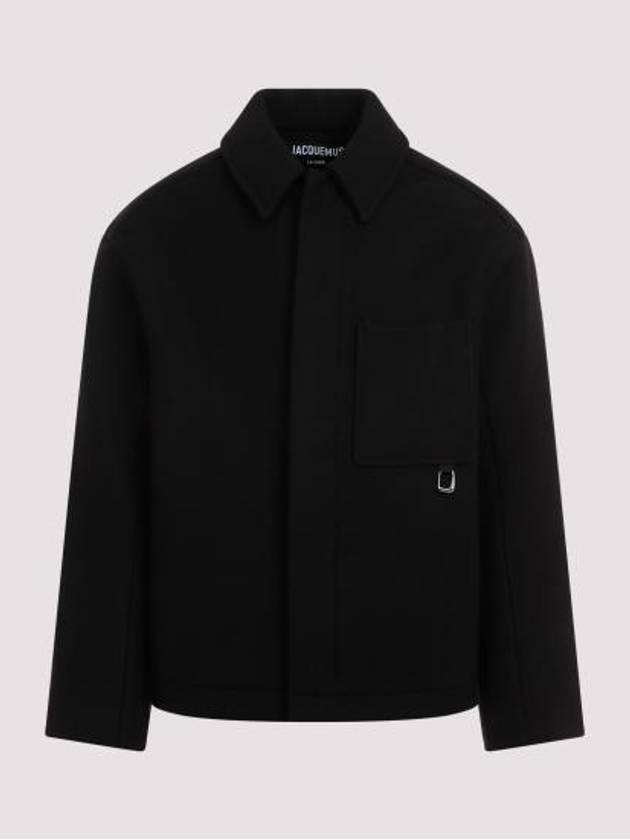 Le Manteau Wool Single Coat Black - JACQUEMUS - BALAAN 4