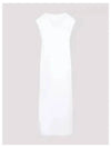 Rita cotton dress white 7063K481WHT - THE ROW - BALAAN 1