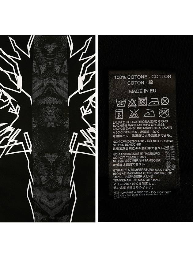 EM2007 SANGBLEU SNAKE CREW BLACK Man to Man - MARCELO BURLON - BALAAN 5