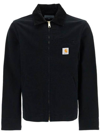 Detroit Zip Up Jacket Black - CARHARTT WIP - BALAAN 1