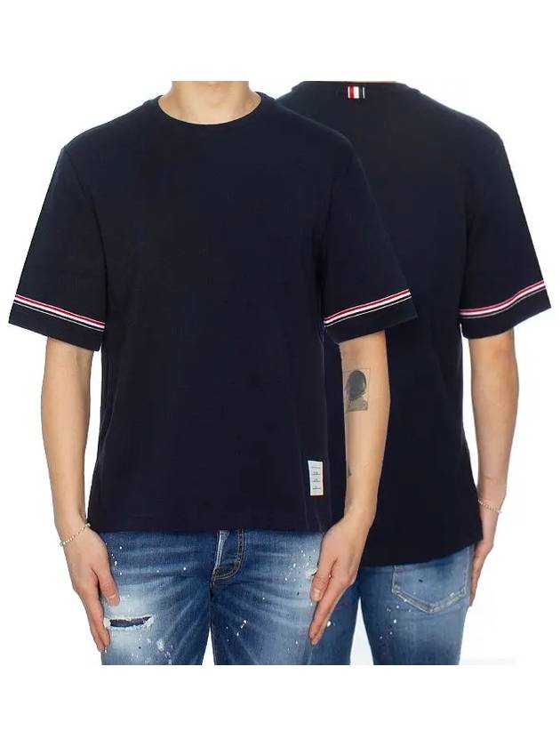 Short Sleeve T Shirt MJS282A J0199415 - THOM BROWNE - BALAAN 2