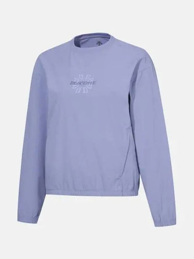 Women s Woven Sweatshirt Sky Blue SP322TWH73 - DESCENTE - BALAAN 1