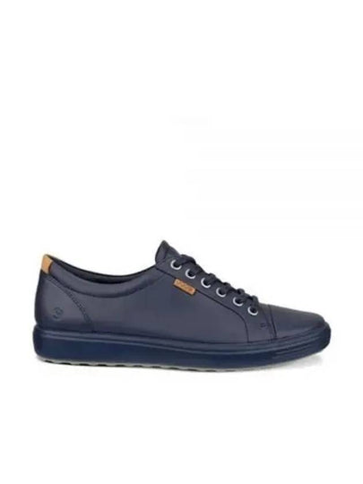 Soft 7 Low Top Sneakers Marine Blue - ECCO - BALAAN 2