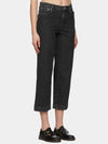 Women's Straight Jeans Black - A.P.C. - BALAAN 4