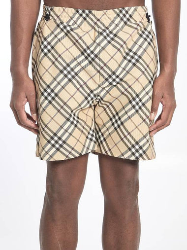 Check Swim Shorts - BURBERRY - BALAAN 1