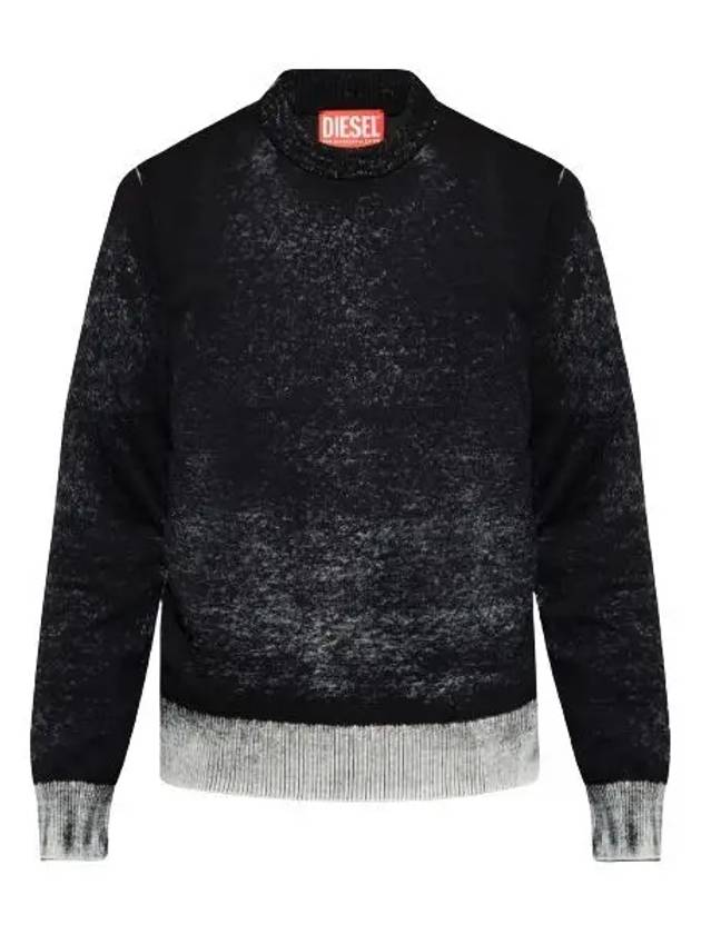 K Larence B Reverse Print Sweatshirt Black - DIESEL - BALAAN 2