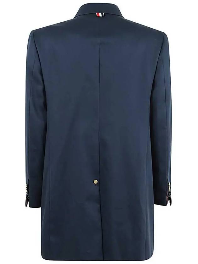 Men's Mackintosh Bal Collar Classic Single Coat Navy - THOM BROWNE - BALAAN 3