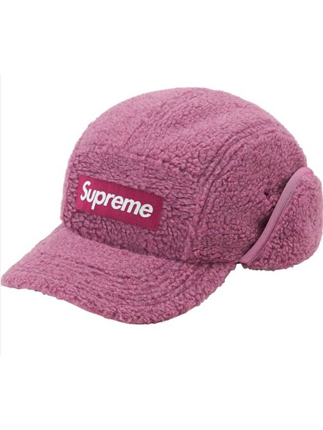 deep pile ear flap camp cap DUST PINK Deep Pile - SUPREME - BALAAN 1