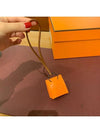 Orange charm bag decoration - HERMES - BALAAN 3