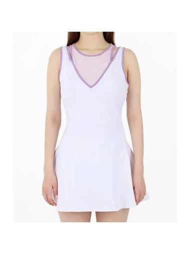 Sportswear Matilda Sleeveless Short Dress White - J.LINDEBERG - BALAAN 1