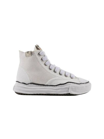 Peterson OD OG Sole Canvas High Top Sneakers White - MIHARA YASUHIRO - BALAAN 1