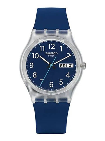 GE725 MONTHLY DROPS RINSE REPEAT NAVY Urethane Watch - SWATCH - BALAAN 1