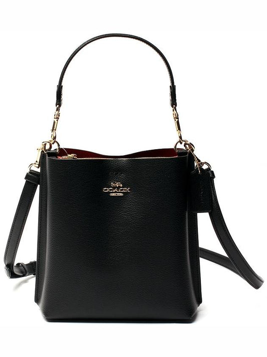 molly leather tote bag black - COACH - BALAAN.