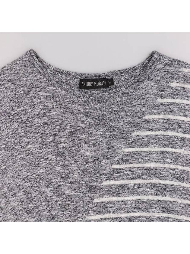 ANTONYMORATO Italy striped knit short sleeve tee - IKALOOOK - BALAAN 6