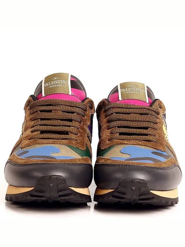 Multi camo Rockstud sneakers JY0S0723TMG - VALENTINO - BALAAN 6