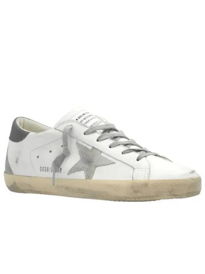 Superstar Leather Low Top Sneakers Grey White - GOLDEN GOOSE - BALAAN 2