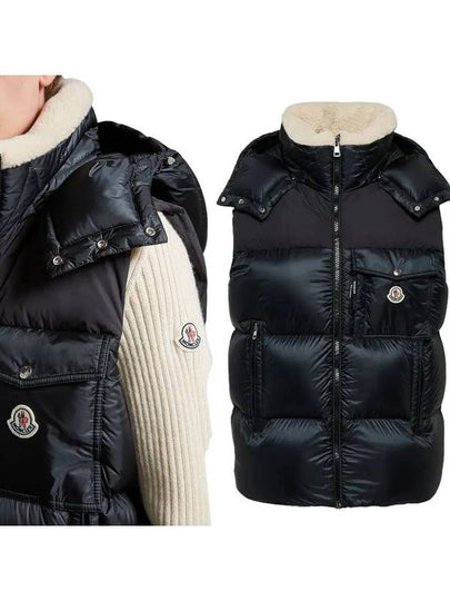 Oust Down Vest Black - MONCLER - BALAAN 2