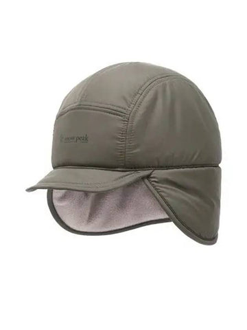 Padded Short Earflap Lab Wrap Cap S24WUFCP78 Khaki - SNOW PEAK - BALAAN 1