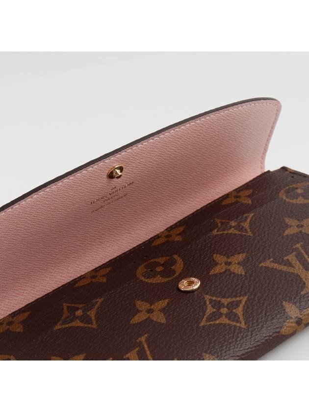 Louis VuittionEmily Monogram Long Wallet Brown - LOUIS VUITTON - BALAAN 7