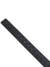 Men's Intrecciato Leather Belt Black - BOTTEGA VENETA - BALAAN 10