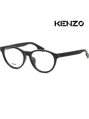 Glasses frame KZ50021F 002 black horn rim Asian fit - KENZO - BALAAN 1