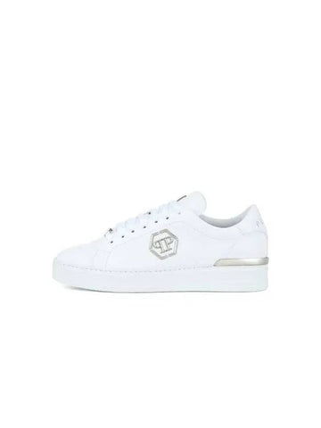 Men's Hexagon Low Top Sneakers White 271073 - PHILIPP PLEIN - BALAAN 1