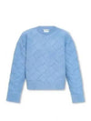 Intrecciato Wool Knit Top Light Blue - BOTTEGA VENETA - BALAAN 2