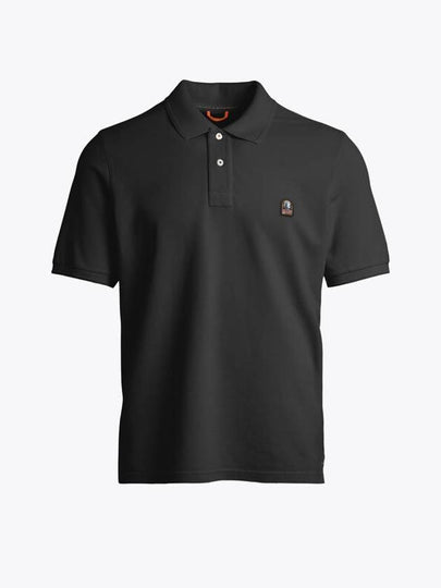 Patch Polo Shirt Black - PARAJUMPERS - BALAAN 2