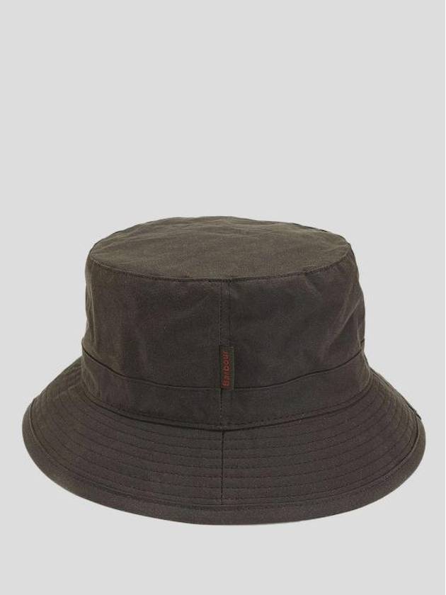 Wax Logo Bucket Hat Olive - BARBOUR - BALAAN 3