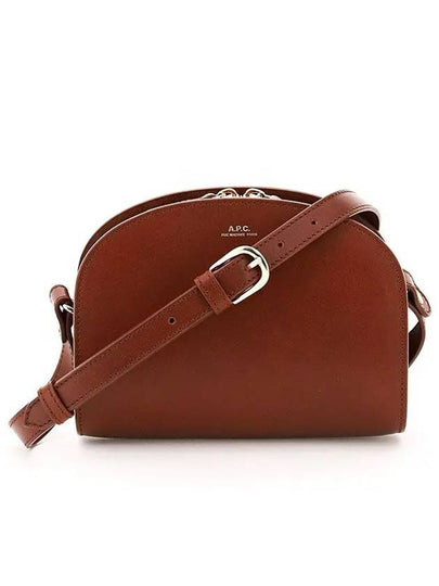 Demi Lune Mini Half Moon Cross Bag Brown - A.P.C. - BALAAN 2