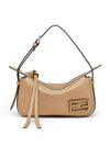 Simply Mini Leather Shoulder Bag Beige - FENDI - BALAAN 1