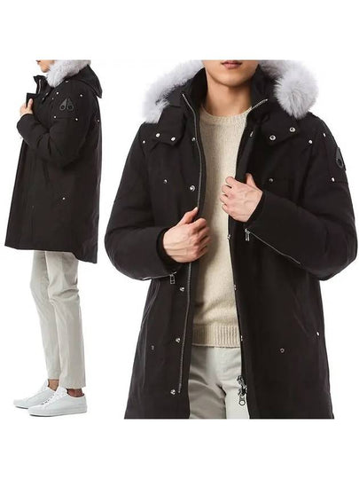 Original Stirling Parka White Fox Fur Black - MOOSE KNUCKLES - BALAAN 2