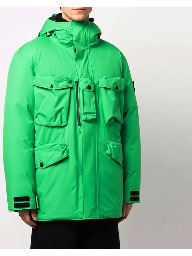 Ripstop Gore-Tex Hooded Padded Bright Green - STONE ISLAND - BALAAN 4