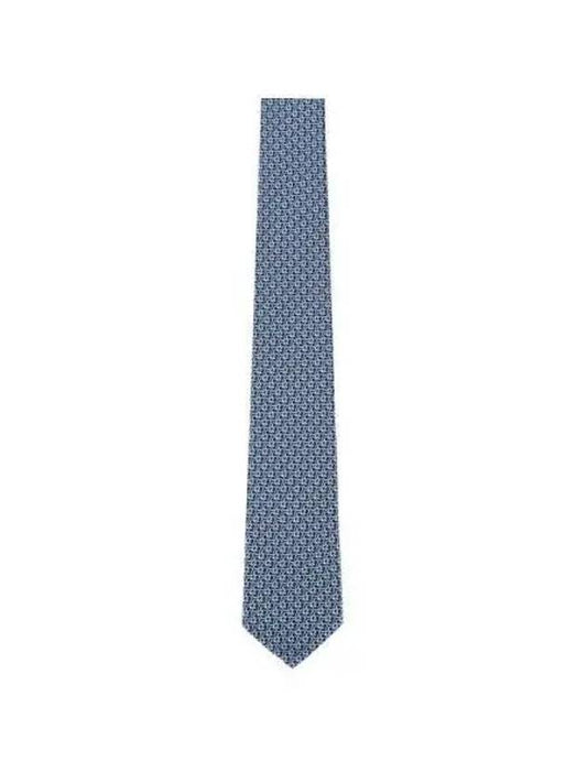 Men's Verde Silk Tie Blue - SALVATORE FERRAGAMO - BALAAN 2