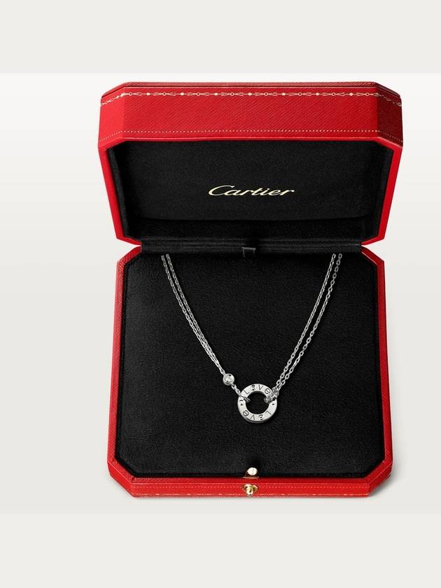 Love Diamonds White Gold Necklace Silver - CARTIER - BALAAN 8