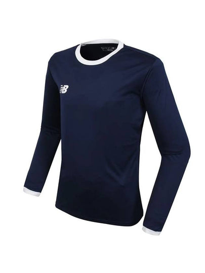 Ringer LS Jersey Sport Long Sleeve T-Shirt Navy - NEW BALANCE - BALAAN 2