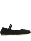 Satin Ballerinas Black - MIU MIU - BALAAN 2