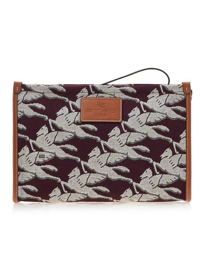 Pegasus Clutch Bag Red - ETRO - BALAAN 2