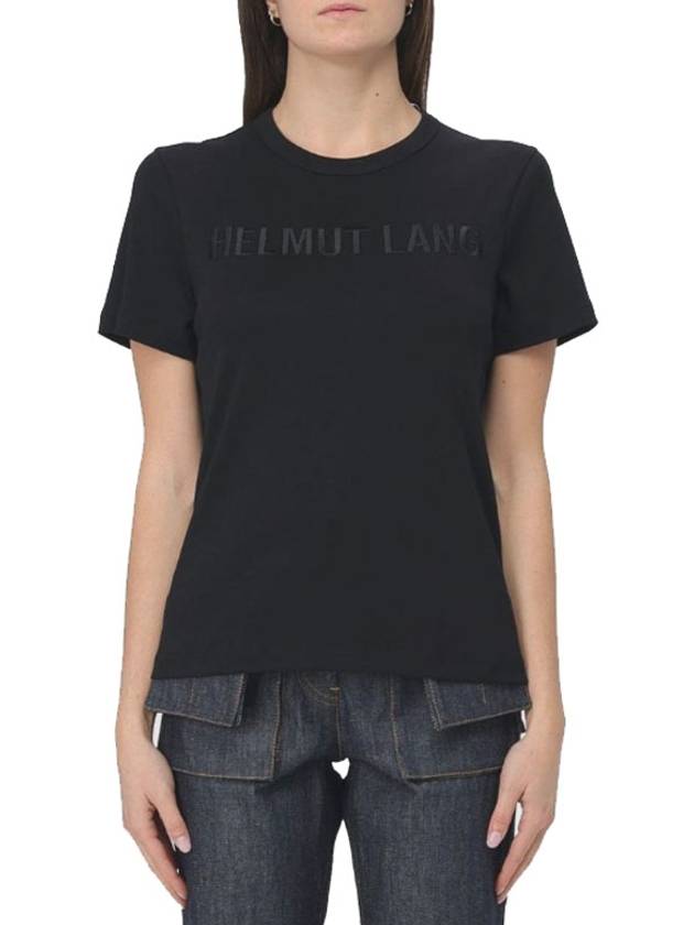 Crew Neck Short Sleeve T-Shirt Black - HELMUT LANG - BALAAN 3