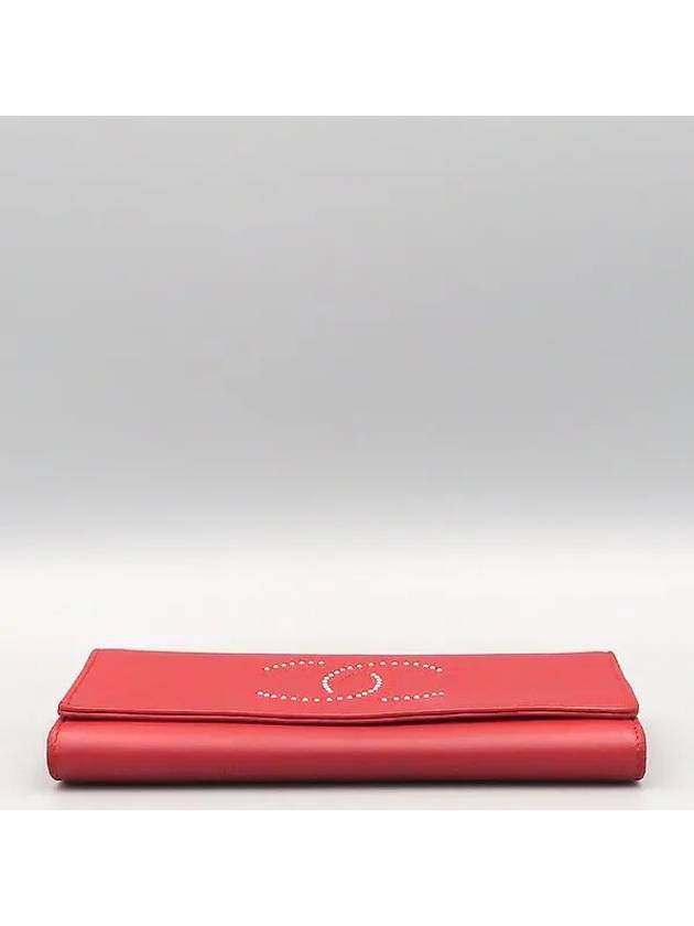 red long wallet - CHANEL - BALAAN 6