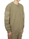 Multi-pocket Snap Crew Neck Sweatshirt Green - TEN C - BALAAN 6