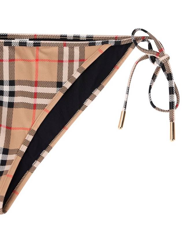 Women's Vintage Check Triangle Bikini Archives Beige - BURBERRY - BALAAN 4